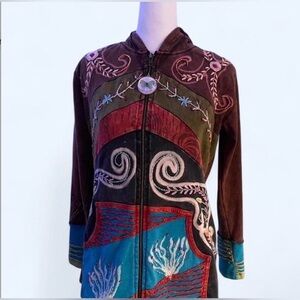 Colorful Embroidered Jacket